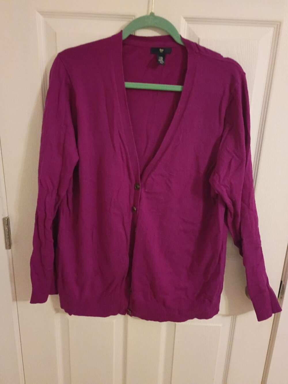 Gap Purple Cardigan Size XXL